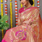 Classic Banarasi Silk Rani Weaving Saree