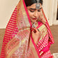 Traditional Saree Banarasi Silk Rani Weaving Saree