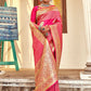 Traditional Saree Banarasi Silk Rani Weaving Saree