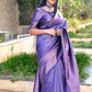 Classic Banarasi Silk Purple Weaving Saree