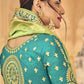 Lehenga Choli Banarasi Silk Green Embroidered Lehenga Choli