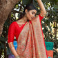 Traditional Saree Banarasi Silk Red Weaving Saree