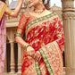 Classic Banarasi Silk Red Weaving Saree