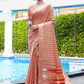 Trendy Saree Banarasi Silk Rust Digital Print Saree