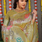 Classic Banarasi Silk Multi Colour Jacquard Work Saree