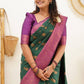 Classic Banarasi Silk Green Weaving Saree