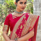Traditional Saree Banarasi Silk Rani Weaving Saree