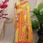 Classic Banarasi Silk Yellow Weaving Saree