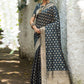 Classic Banarasi Silk Grey Woven Saree
