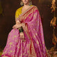 Trendy Saree Silk Pink Bandhej Saree