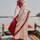 Classic Silk Beige Maroon Weaving Saree