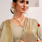 Classic Art Silk Beige Embroidered Saree