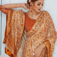 Classic Imported Beige Sequins Saree