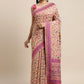 Trendy Saree Cotton Silk Beige Woven Saree
