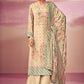 Trendy Suit Pashmina Beige Digital Print Salwar Kameez