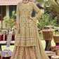A Line Lehenga Georgette Beige Digital Print Lehenga Choli