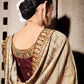 Trendy Saree Cotton Beige Lace Saree