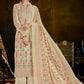 Salwar Suit Pashmina Beige Print Salwar Kameez