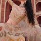 Lehenga Choli Silk Beige Embroidered Lehenga Choli