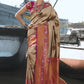 Contemporary Silk Beige Weaving Saree