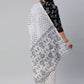 Salwar Suit Cotton Black White Block Print Salwar Kameez