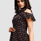 Casual Kurti Chiffon Black Print Kurtis