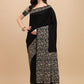 Classic Banglori Silk Raw Silk Black Woven Saree