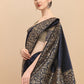 Trendy Saree Banglori Silk Raw Silk Black Woven Saree