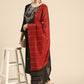 Salwar Suit Chinon Black Embroidered Salwar Kameez