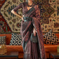 Classic Silk Black Weaving Saree
