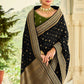 Classic Banarasi Silk Black Weaving Saree