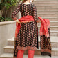 Pant Style Suit Cotton Black Lace Salwar Kameez