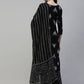 Salwar Suit Cotton Black Print Salwar Kameez