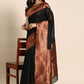 Trendy Saree Silk Black Woven Saree