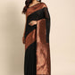 Trendy Saree Silk Black Woven Saree