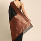 Trendy Saree Silk Black Woven Saree