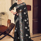 Trendy Saree Georgette Black Embroidered Saree