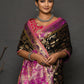 Classic Kanjivaram Silk Black Hand Work Saree