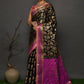 Classic Kanjivaram Silk Black Hand Work Saree