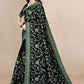 Classic Silk Black Embroidered Saree