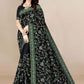 Classic Silk Black Embroidered Saree