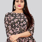 Casual Kurti Georgette Black Print Kurtis