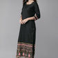 Salwar Suit Poly Silk Black Print Salwar Kameez