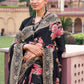 Classic Silk Black Digital Print Saree