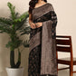 Trendy Saree Silk Black Woven Saree