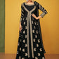 Salwar Suit Georgette Black Embroidered Salwar Kameez