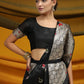 Classic Tussar Silk Black Meena Saree