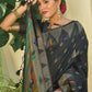 Contemporary Silk Black Woven Saree