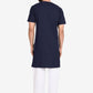 Kurta Pyjama Blended Cotton Blue Plain Mens