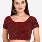 Blouse Net Red Sequins Blouse